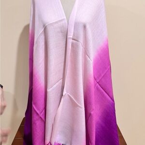 Pashmina - 3 color tie and dye stole. Brand new - 83” by 30”